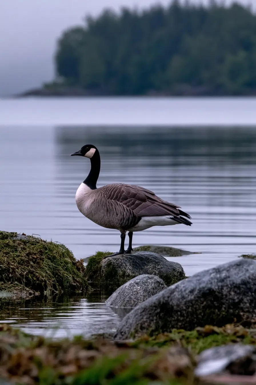Goose Watching on Vancouver Island