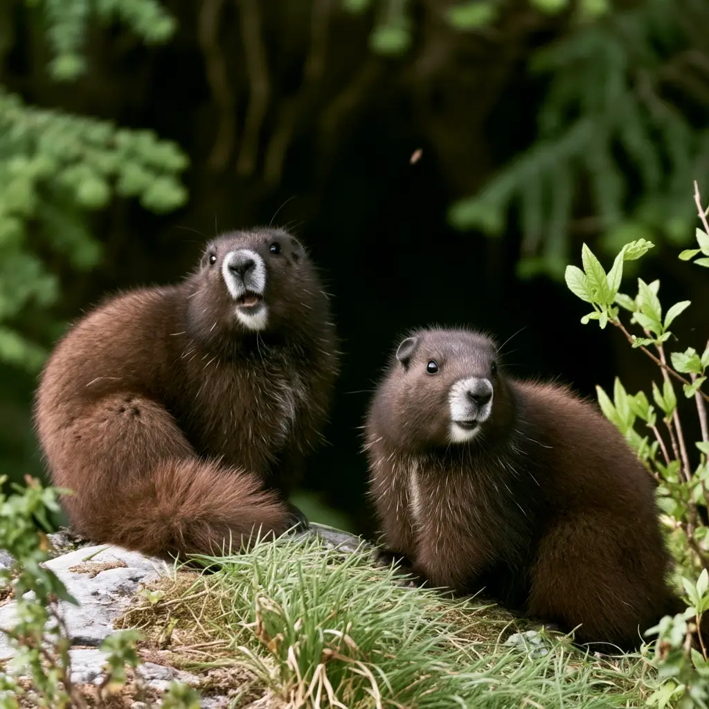 Marmot Watching on Vancouver Island