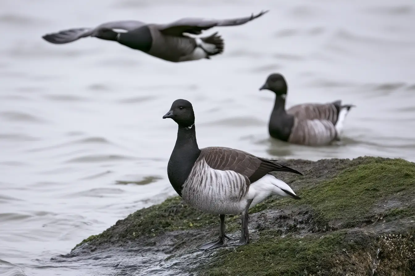 Brant Goose Watching on Vancouver Island
