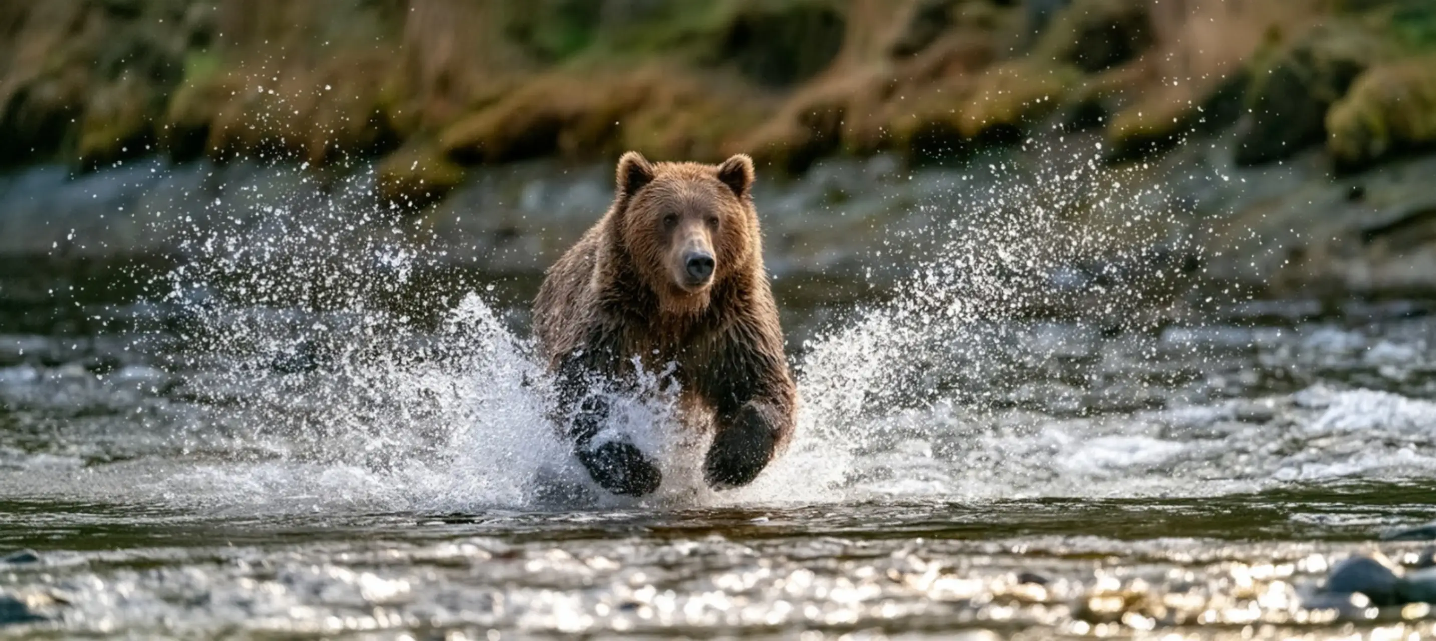 Bear in forest